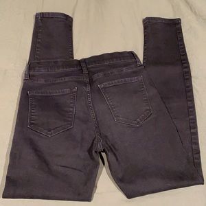 Size 2 / 26 Banana Republic Skinny Fit Black Jeans Super Nice